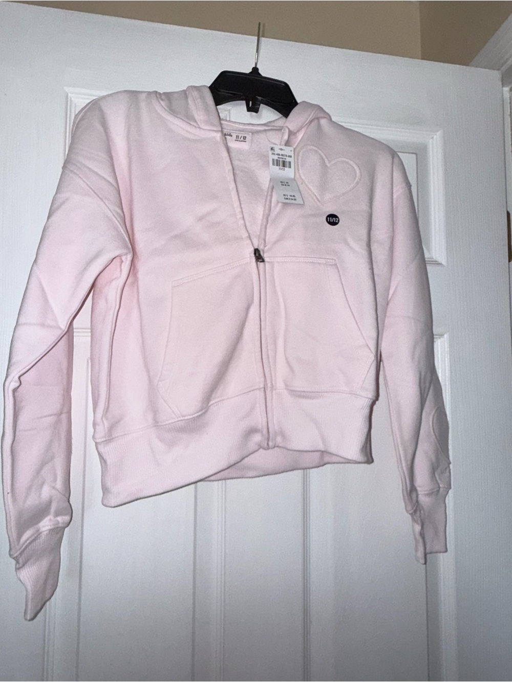 Abercrombie & Fitch Brand New Light Pink Zip Hoodie Jacket
